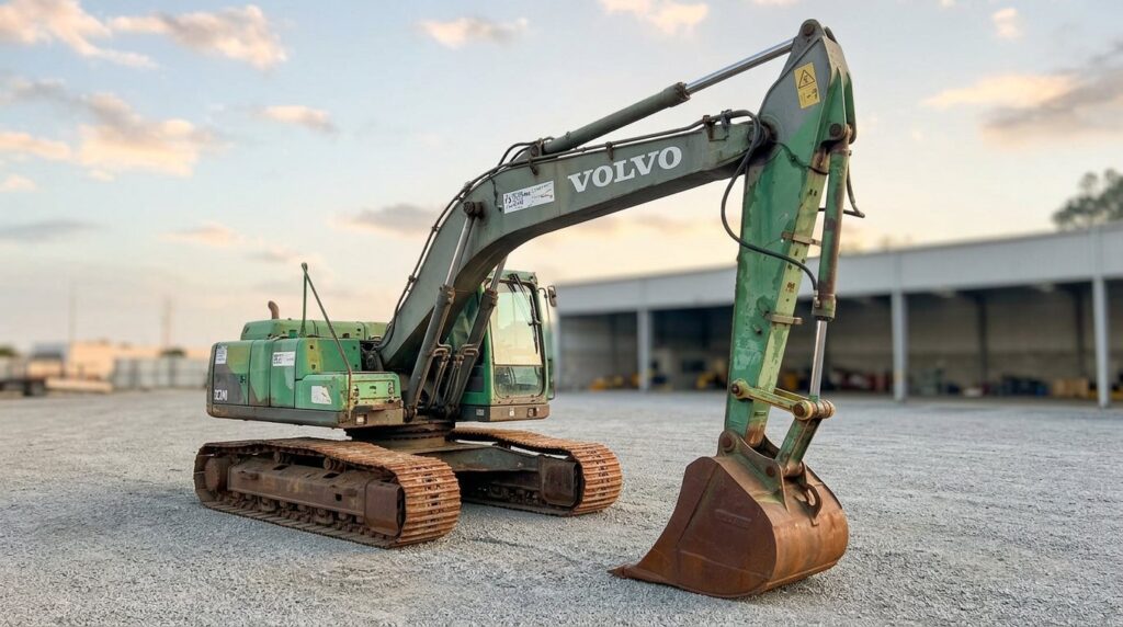 Escavadeira Volvo EC240 BLC usada à venda no pátio da WebPesados em Atibaia/SP