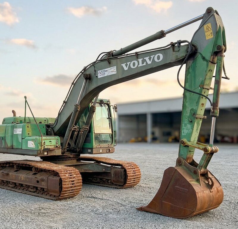 Escavadeira Volvo EC240 BLC usada à venda no pátio da WebPesados em Atibaia/SP